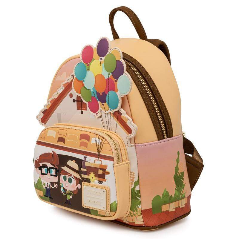 LOUNGEFLY PIXAR UP WORKING BUDDIES MINI BACKPACK 671803376229