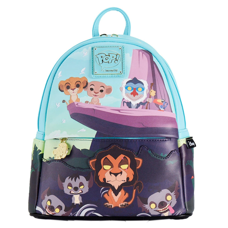 LOUNGEFLY POP BY DISNEY LION KING PRIDE ROCK MINI BACKPACK 671803403666