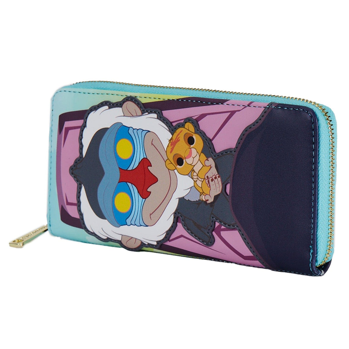 LOUNGEFLY POP BY DISNEY LION KING PRIDE ROCK ZIP AROUND WALLET 671803403673