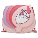 LOUNGEFLY PUSHEEN UNICORN OMBRE CHAIN STRAP CROSS BODY BAG 671803373129