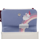 LOUNGEFLY PUSHEEN UNICORN PLUSH FLAP ZIP WALLET 671803373112