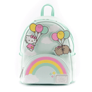 LOUNGEFLY PUSHEEN X HELLO KITTY BALLOONS AND RAINBOW MINI BACKPACK 671803382619