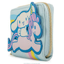 LOUNGEFLY SANRIO CINNAMAROLL UNICORN ZIP AROUND WALLET 671803378612