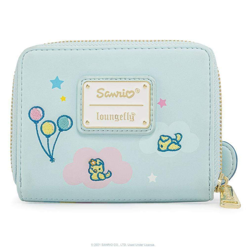 LOUNGEFLY SANRIO CINNAMAROLL UNICORN ZIP AROUND WALLET 671803378612