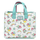 LOUNGEFLY SANRIO LITTLE TWIN STARS RAINBOW AOP CROSSBODY BAG 671803361270