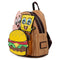 LOUNGEFLY SPONGEBOB CRABBY PATTY GROUP MINI BACKPACK 671803372054