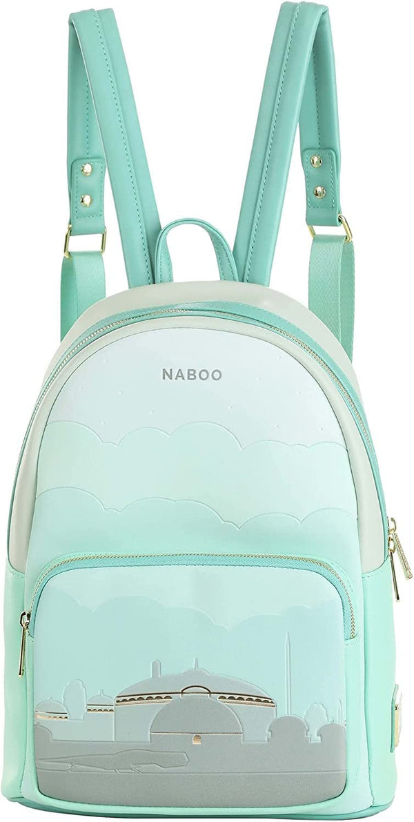 Loungefly Mint and White Naboo Backpack The Brick Castle: Loungefly Star Wars Lands Naboo Full Size  main image 4
