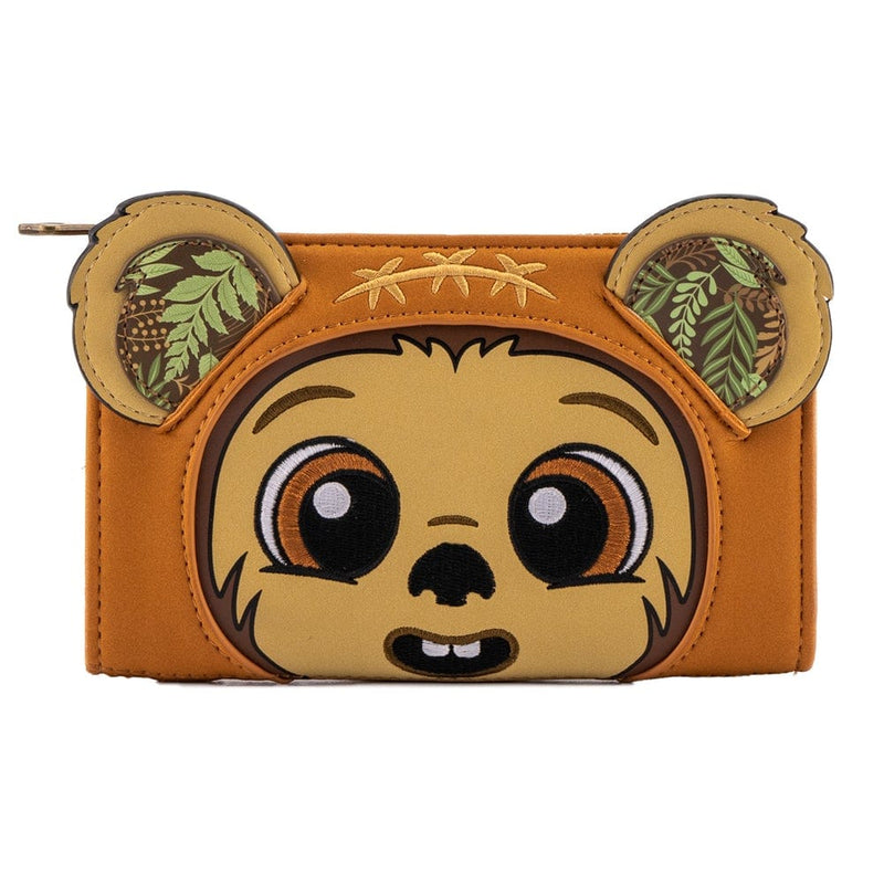 LOUNGEFLY STAR WARS WICKET COSPLAY FLAP WALLET 671803386501