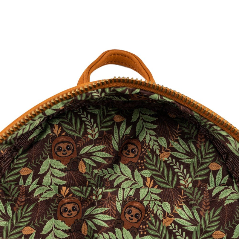 LOUNGEFLY STAR WARS WICKET FOOTSIE COSPLAY MINI BACKPACK 671803386518