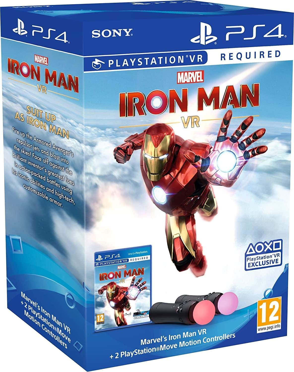 Marvel's Iron Man VR + Twin Move Controller Bundle (PS4) 711719369905