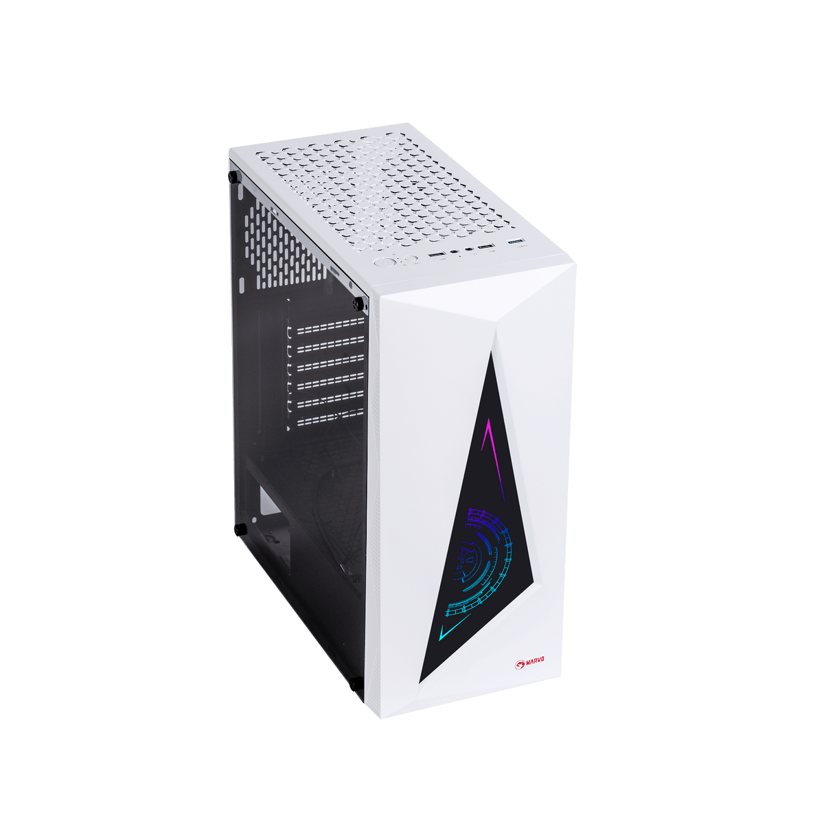 MARVO CA-119 PC CASE WHITE 6932391927120