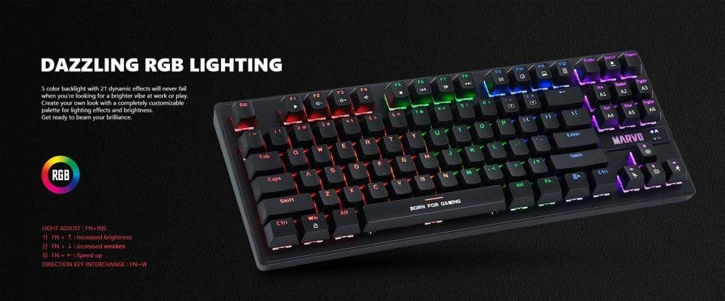 MARVO KG901 RGB MECHANICAL KEYBOARD 6932391920954