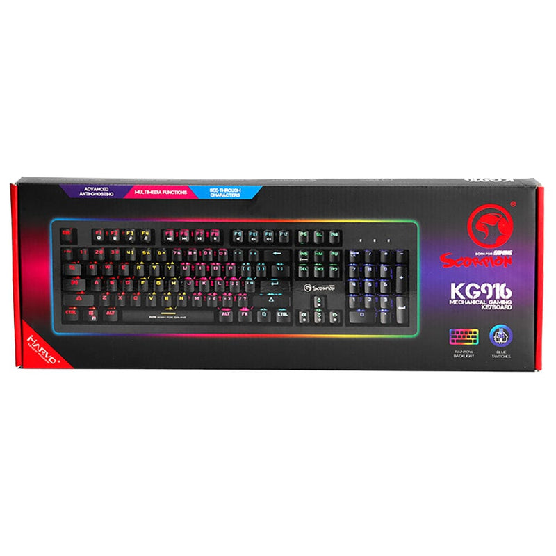 MARVO KG916  WIRED GAMING MECHANICAL KEYBOARD 6932391921401