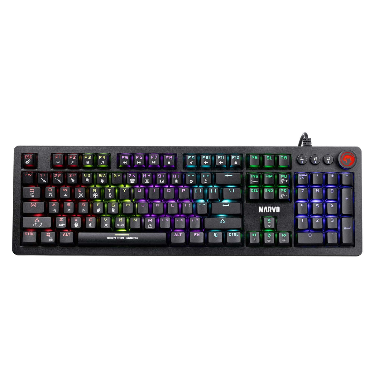 MARVO KG917 RGB MECHANICAL KEYBOARD 6932391921906