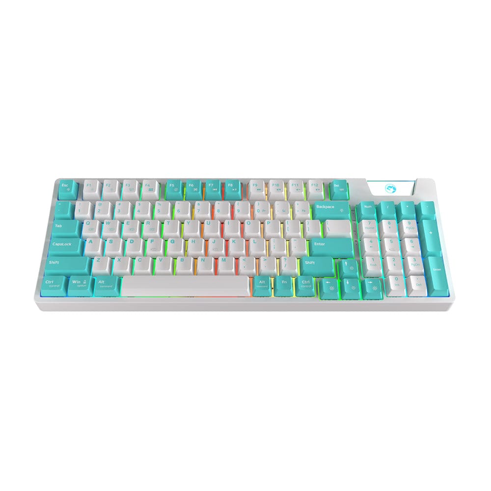 MARVO KG972W EN-BL+WH  WIRELESS KEYBOARD 6932391927229
