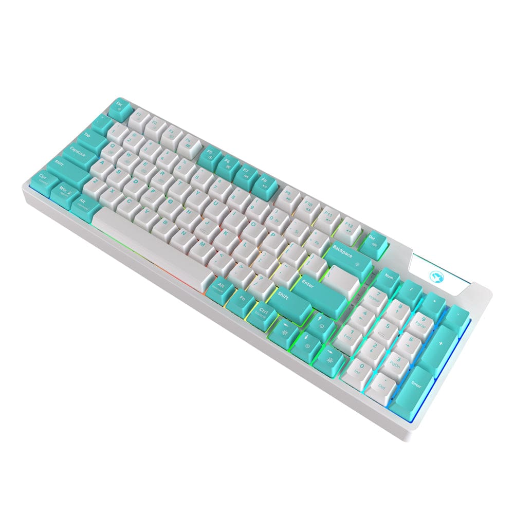 MARVO KG972W EN-BL+WH  WIRELESS KEYBOARD 6932391927229