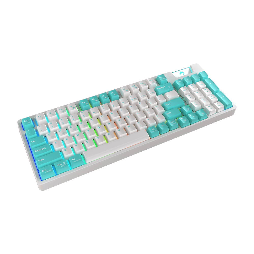 MARVO KG972W EN-BL+WH  WIRELESS KEYBOARD 6932391927229