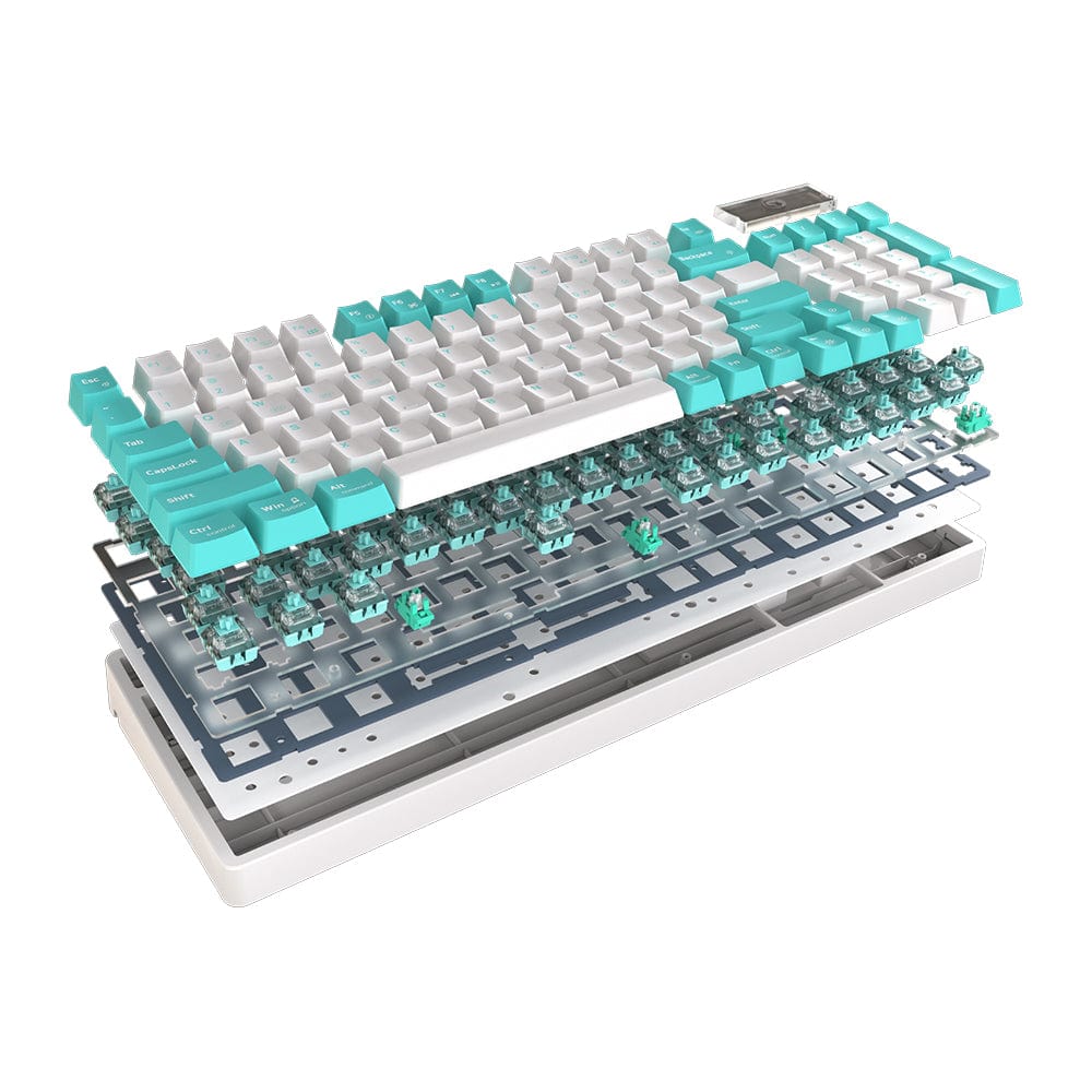 MARVO KG972W EN-BL+WH  WIRELESS KEYBOARD 6932391927229