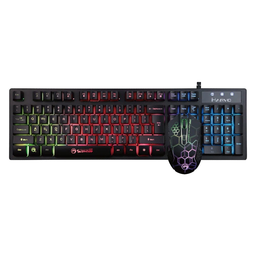 MARVO KM409 WIRED GAMING KEYBOARD & MOUSE COMBO 6932391913505