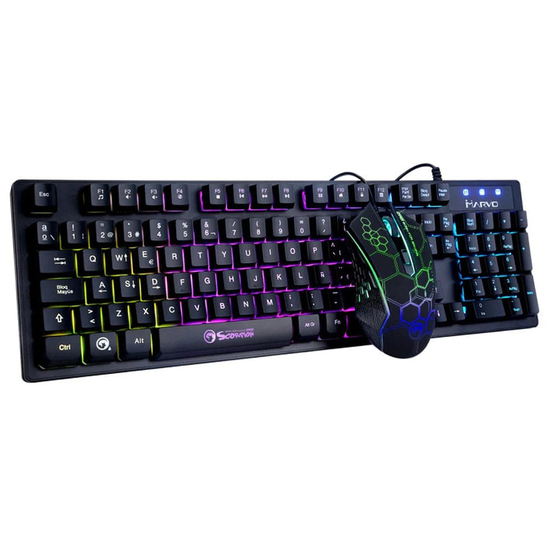 MARVO KM409 WIRED GAMING KEYBOARD & MOUSE COMBO 6932391913505