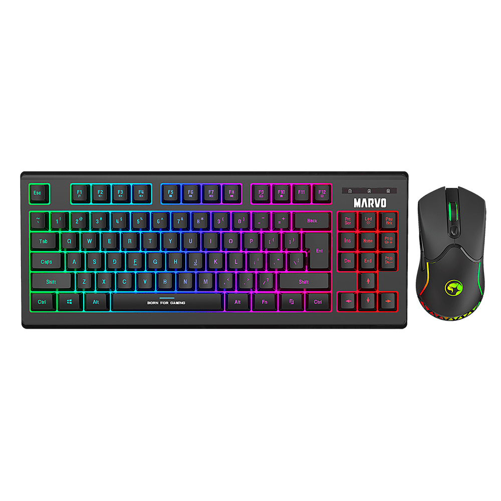 MARVO KW516 WIRELESS GAMING KEYBOARD & MOUSE COMBO SET 6932391925614