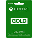 MICROSOFT XBOX LIVE GOLD CARD 12 MONTH WORLDWIDE 885370875492