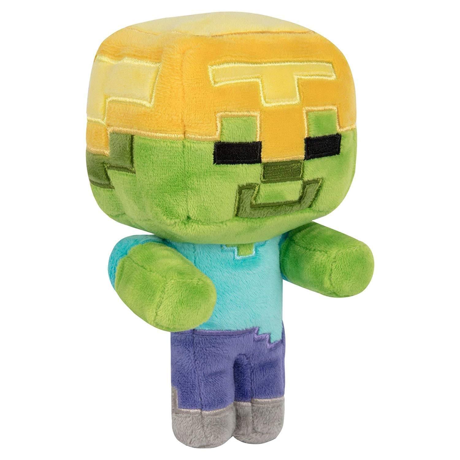 MINECRAFT HAPPY EXPLORER GOLD HELMET ZOMBIE PLIŠ – igabiba