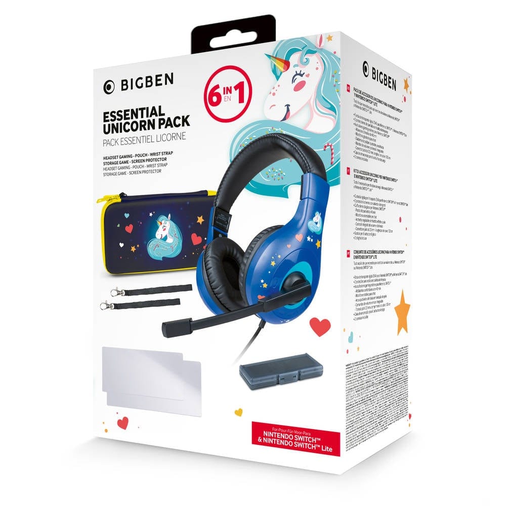 NACON 6 IN 1 UNICORN PACK FOR NINTENDO SWITCH & SWITCH LITE 3665962006520