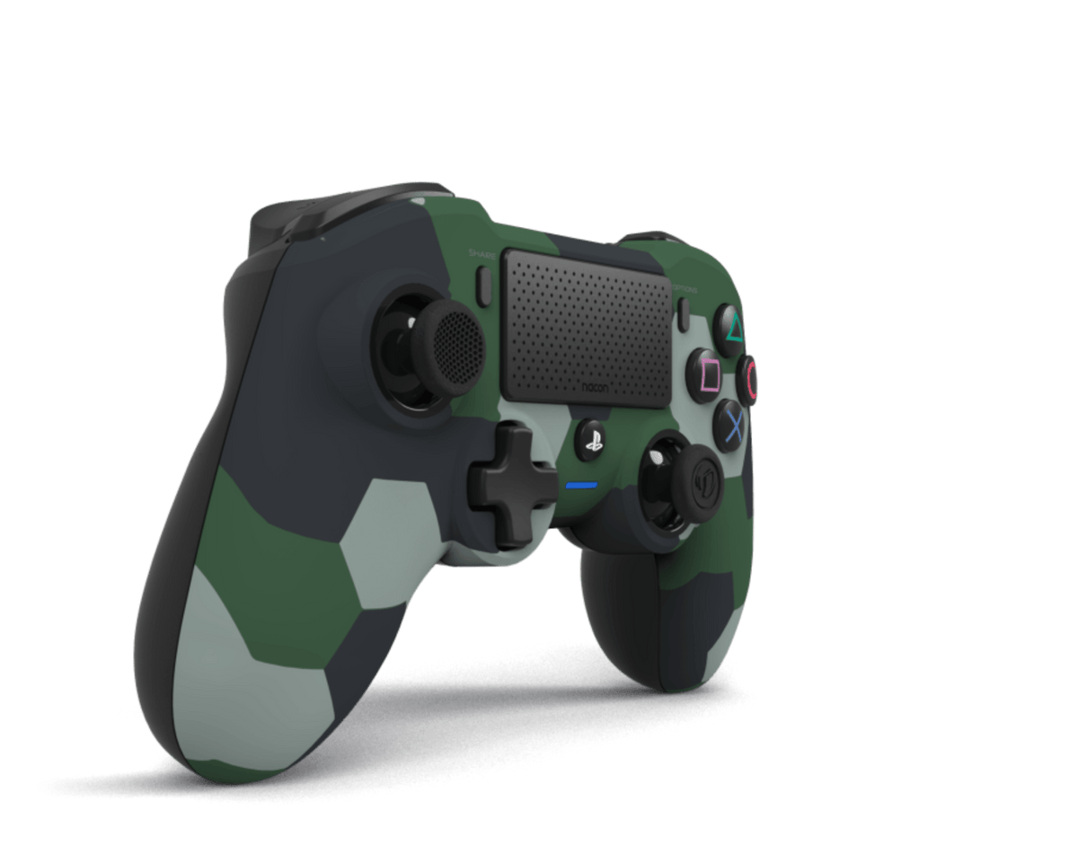 NACON PS4 ASYMMETRIC WIRELESS CONTROLLER GREEN CAMO 3665962010114