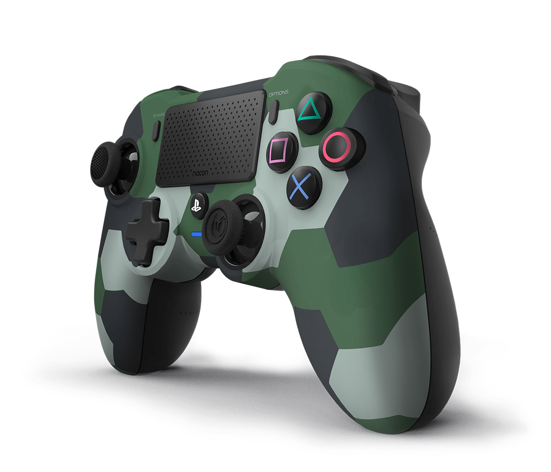 NACON PS4 ASYMMETRIC WIRELESS CONTROLLER GREEN CAMO 3665962010114
