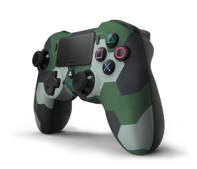 Necxus - Joystick Ps4 Nacon Green Camo Wired Compact