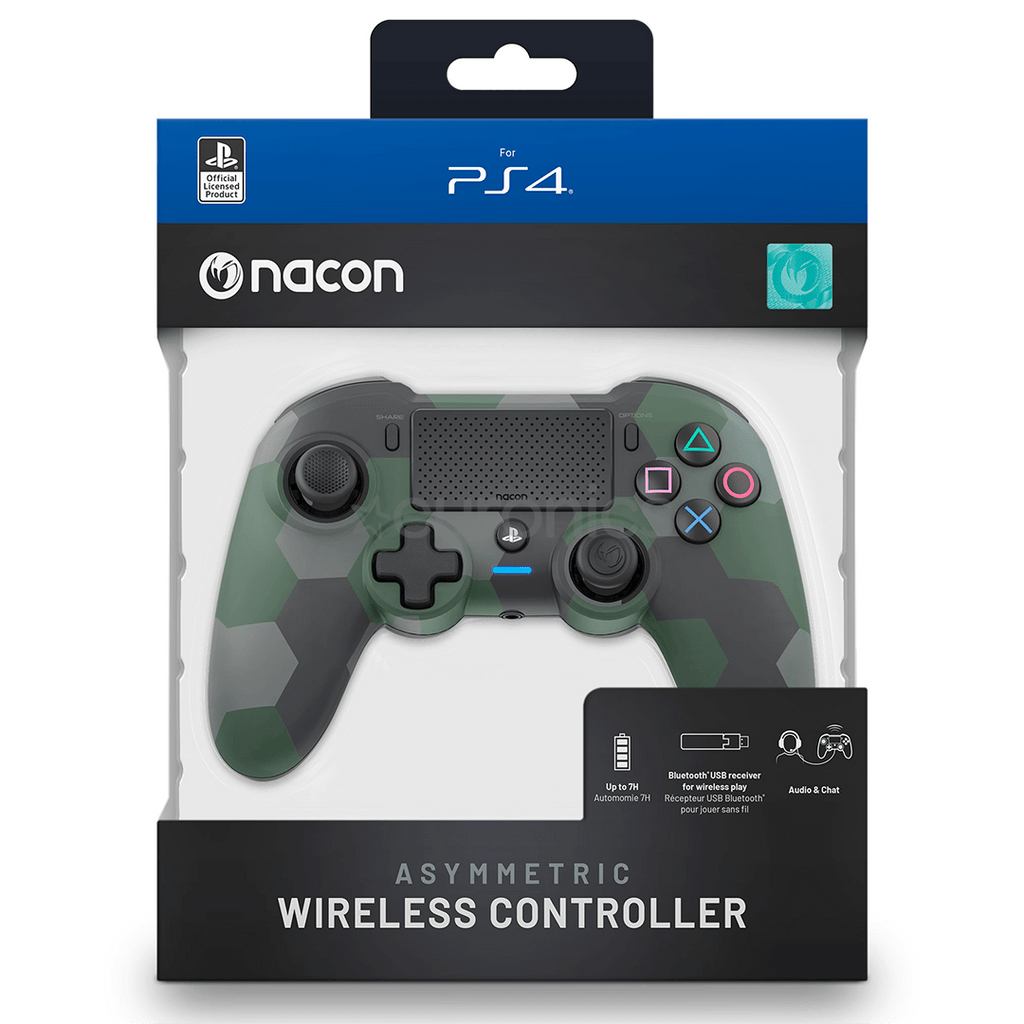 NACON PS4 ASYMMETRIC WIRELESS CONTROLLER GREEN