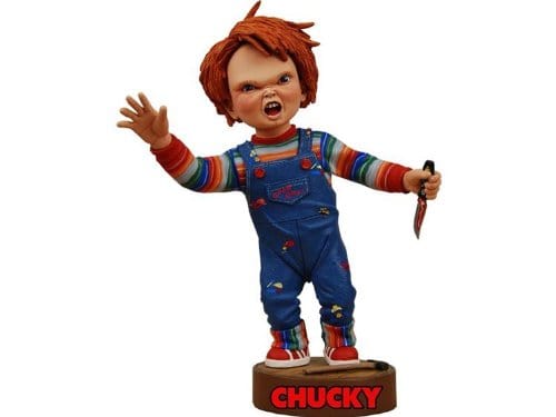 NECA CHUCKY-HEAD KNOCKER-CHUCKY WITH KNIFE 634482047118