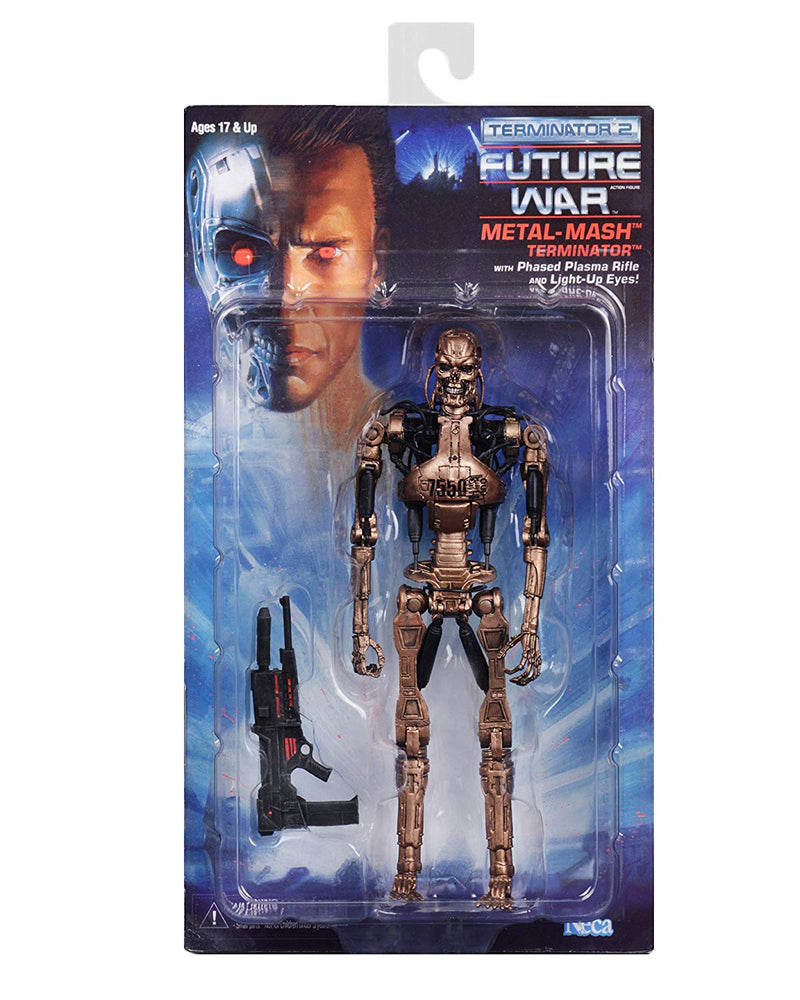 NECA TERMINATOR 2 - 7 KENNER TRIBUTE - METAL MASH ENDOSKELETON 634482519202