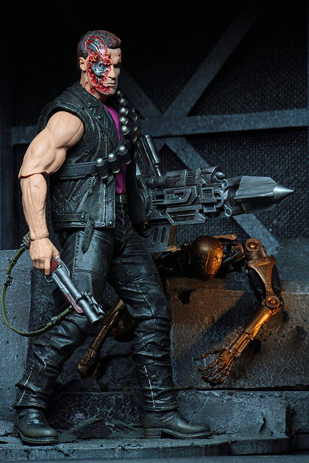 NECA TERMINATOR 2 - 7 KENNER TRIBUTE - POWER ARM T-800 634482519219
