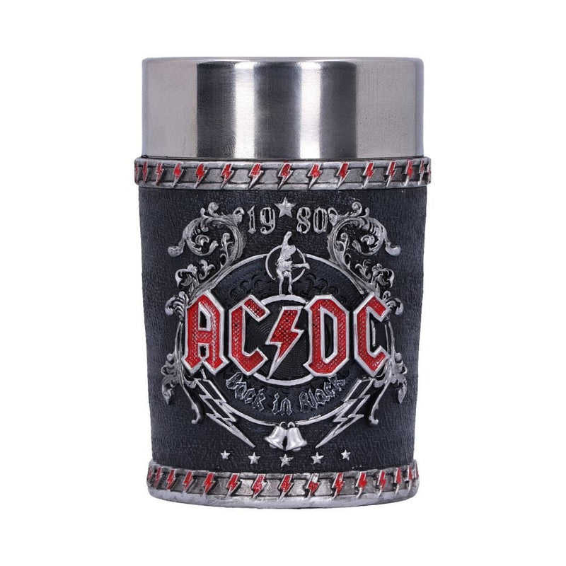 NEMESIS NOW ACDC BACK IN BLACK SHOT GLASS 8.5CM 801269143022