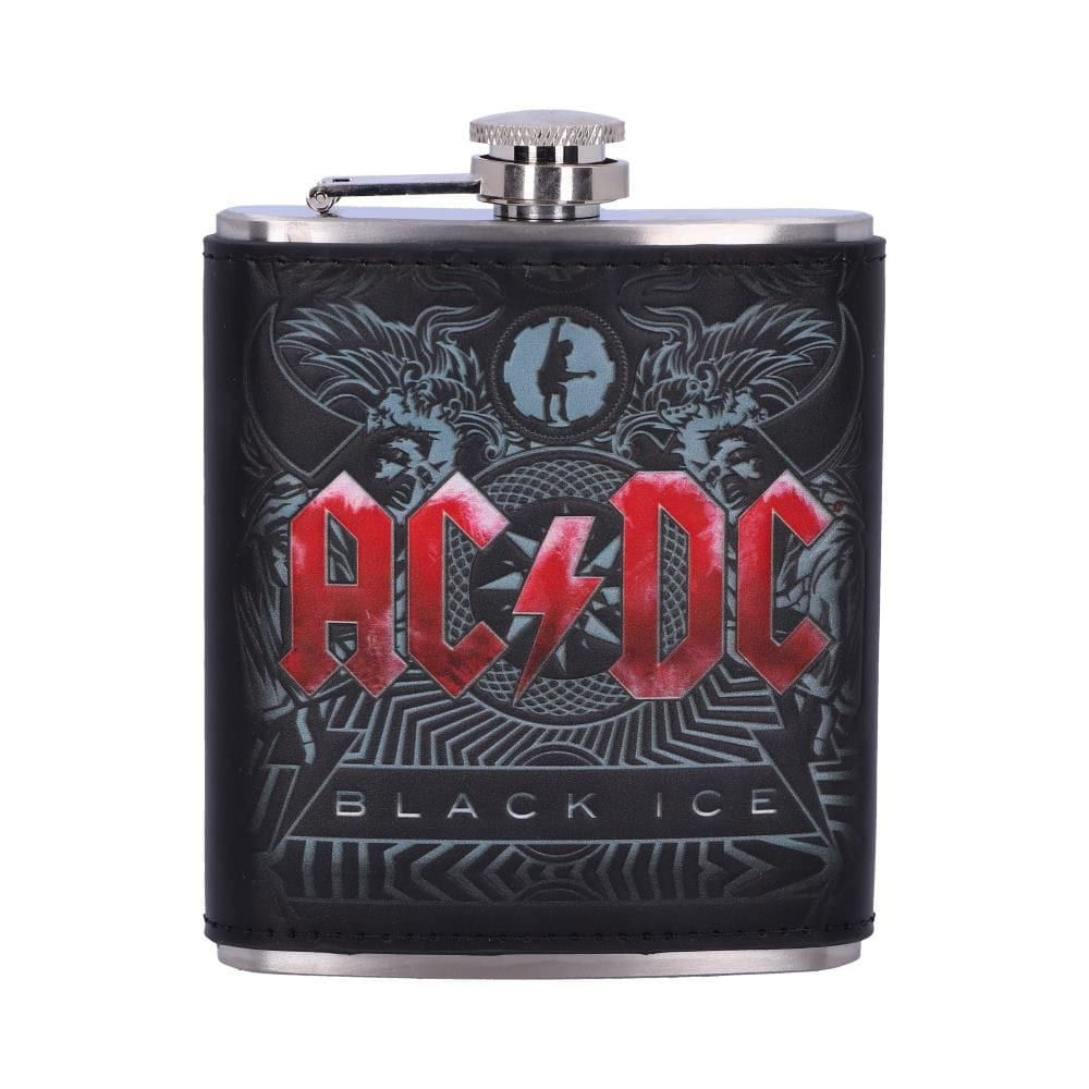 NEMESIS NOW ACDC BLACK ICE HIP FLASK 801269142599