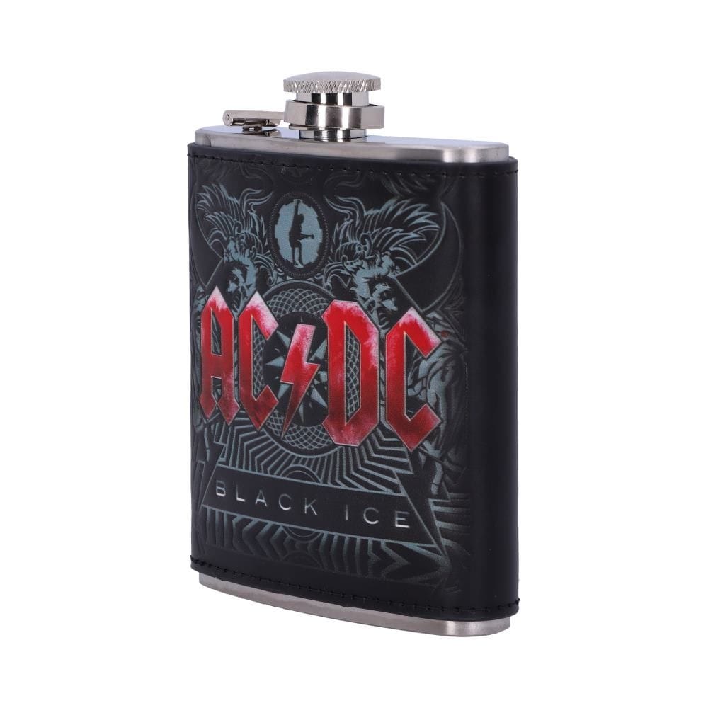 NEMESIS NOW ACDC BLACK ICE HIP FLASK 801269142599
