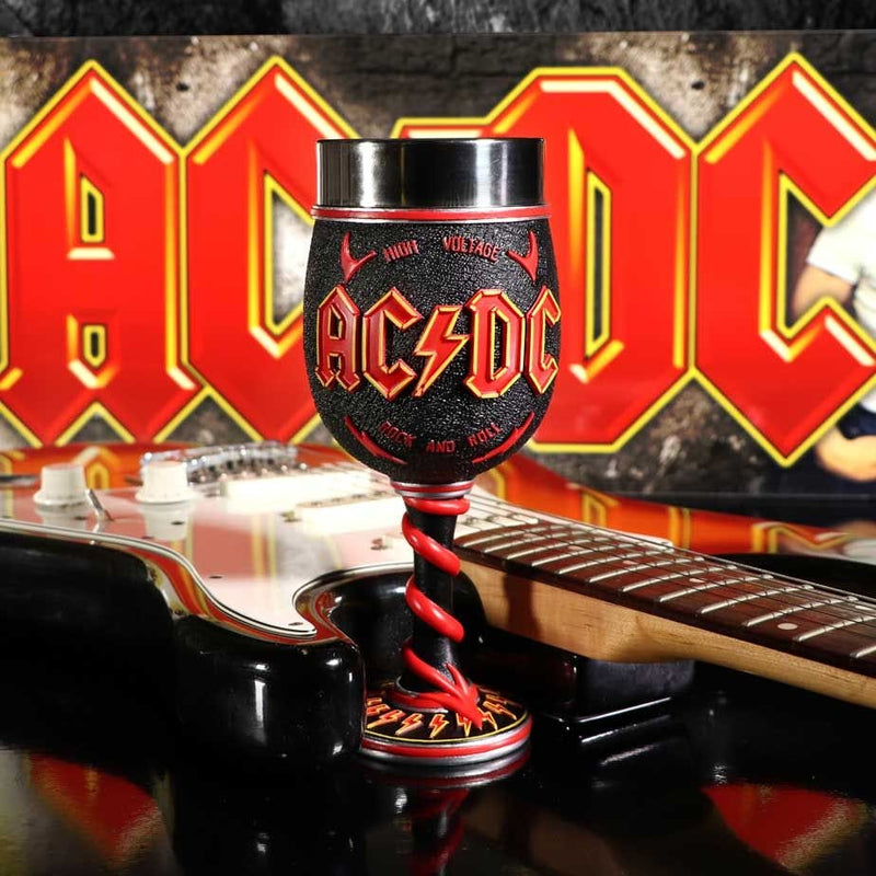 NEMESIS NOW ACDC HIGH VOLTAGE GOBLET 19.5CM 801269142735