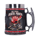 NEMESIS NOW FIVE FINGER DEATH PUNCH TANKARD 15CM 801269133368