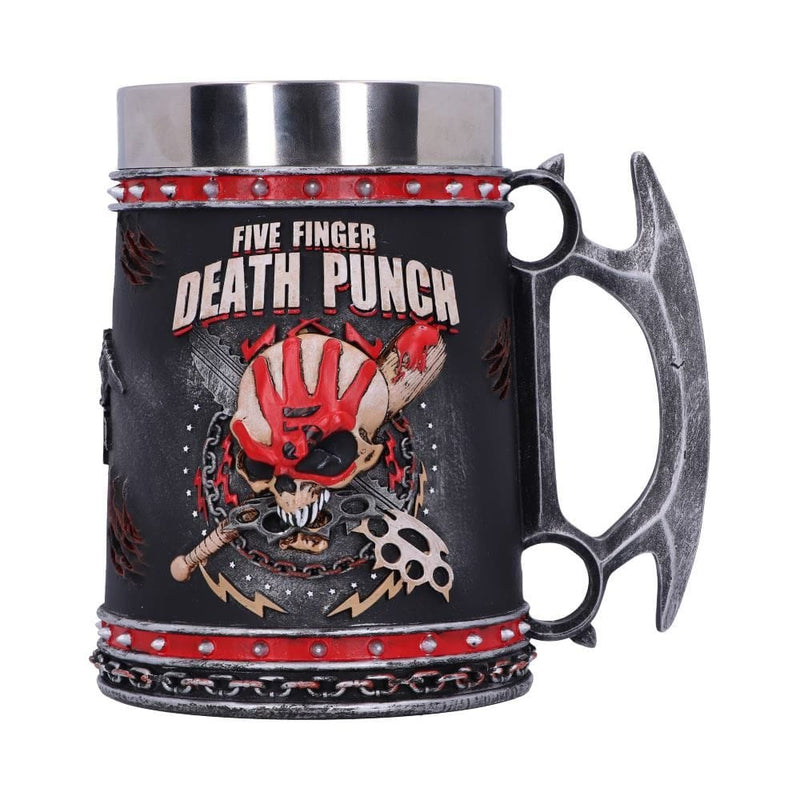 NEMESIS NOW FIVE FINGER DEATH PUNCH TANKARD 15CM 801269133368