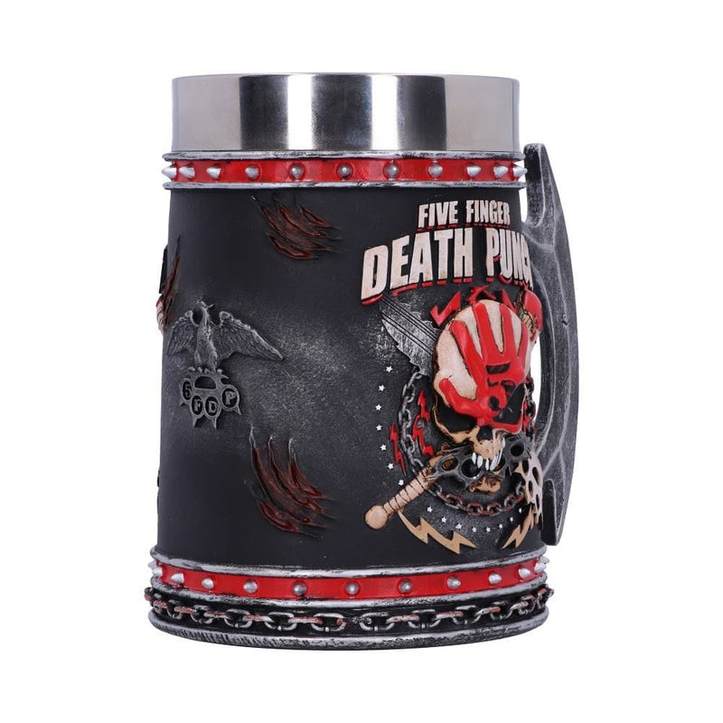 NEMESIS NOW FIVE FINGER DEATH PUNCH TANKARD 15CM 801269133368