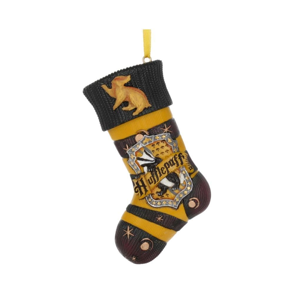 NEMESIS NOW HARRY POTTER HUFFLEPUFF STOCKING HANGING ORNAMENT 801269143534