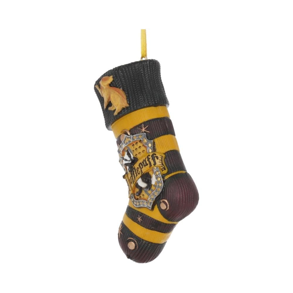 NEMESIS NOW HARRY POTTER HUFFLEPUFF STOCKING HANGING ORNAMENT 801269143534