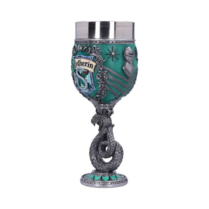 NEMESIS NOW HARRY POTTER SLYTHERIN COLLECTABLE  GOBLET 19.5CM 801269143220