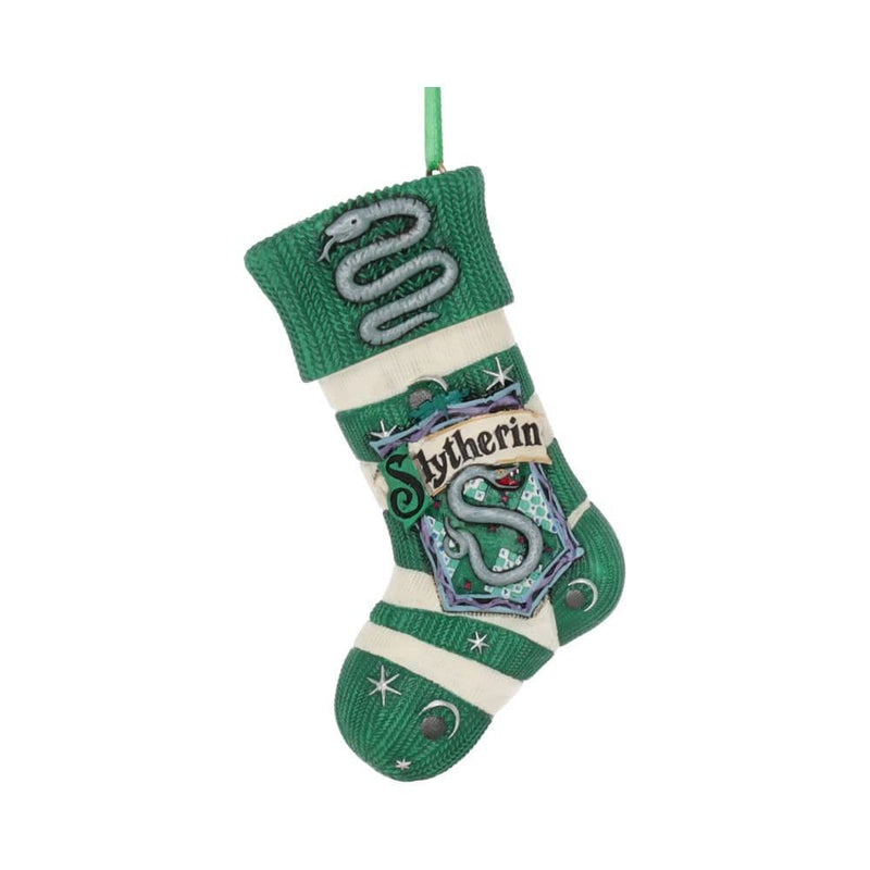 NEMESIS NOW HARRY POTTER SLYTHERIN STOCKING HANGING ORNAMENT 801269143527