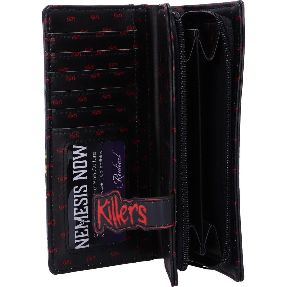 NEMESIS NOW IRON MAIDEN KILLERS EMBOSSED PURSE 18.5CM 801269146269