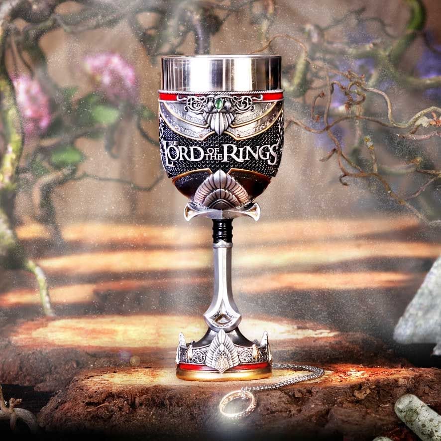NEMESIS NOW LORD OF THE RINGS ARAGORN GOBLET 19.5CM 801269146078