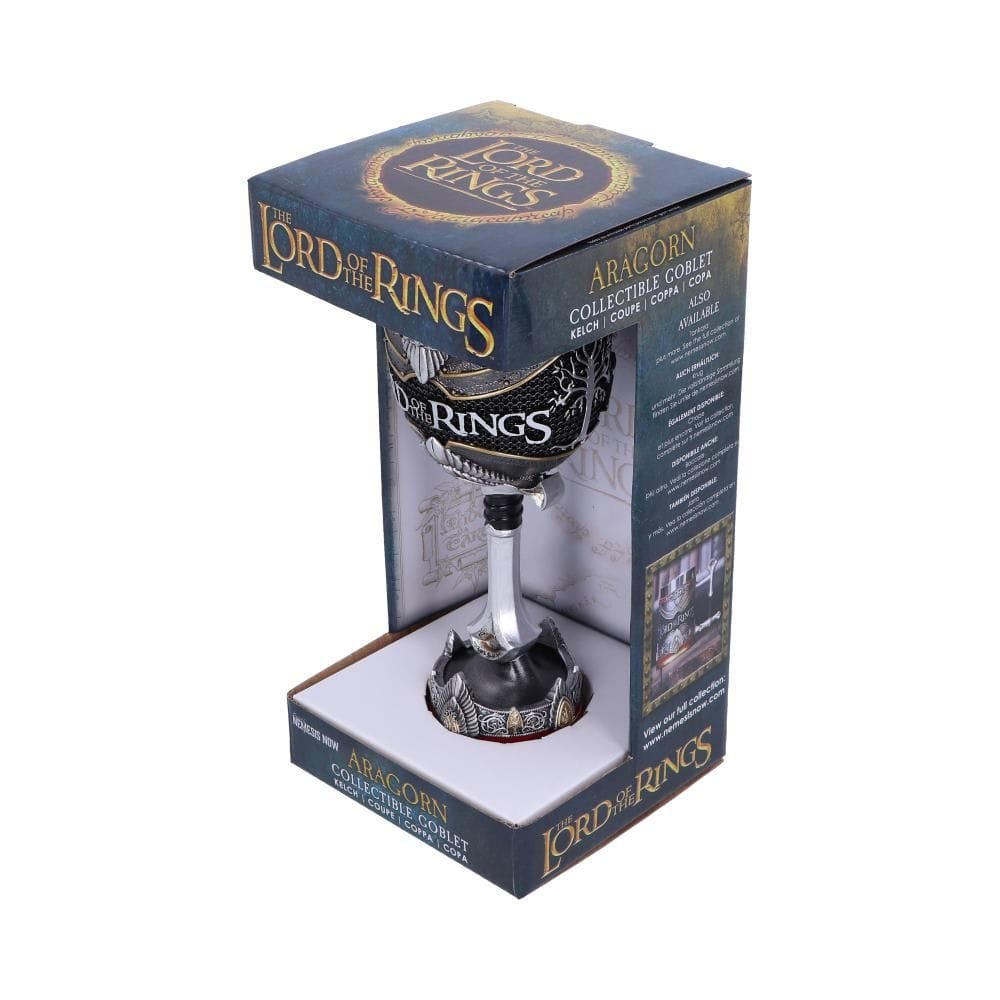 NEMESIS NOW LORD OF THE RINGS ARAGORN GOBLET 19.5CM 801269146078