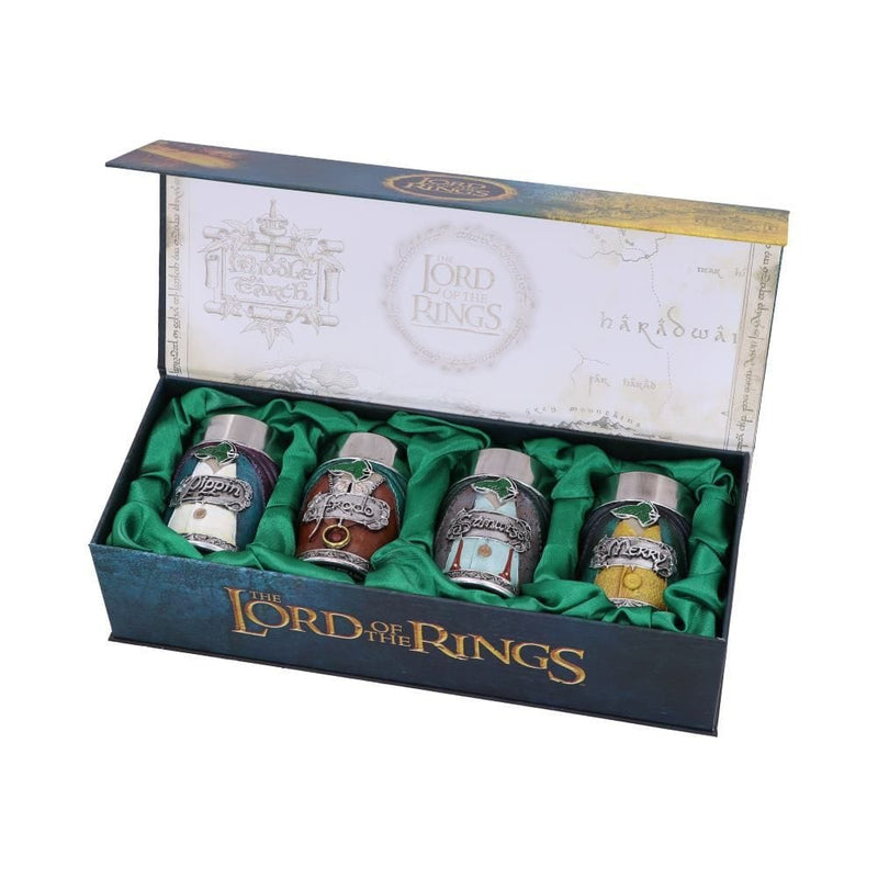 NEMESIS NOW LORD OF THE RINGS HOBBIT SHOT GLASS SET 801269146207